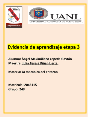 YAI LMYT Etapa 1 la materia y sus transformaciones actividades de ...