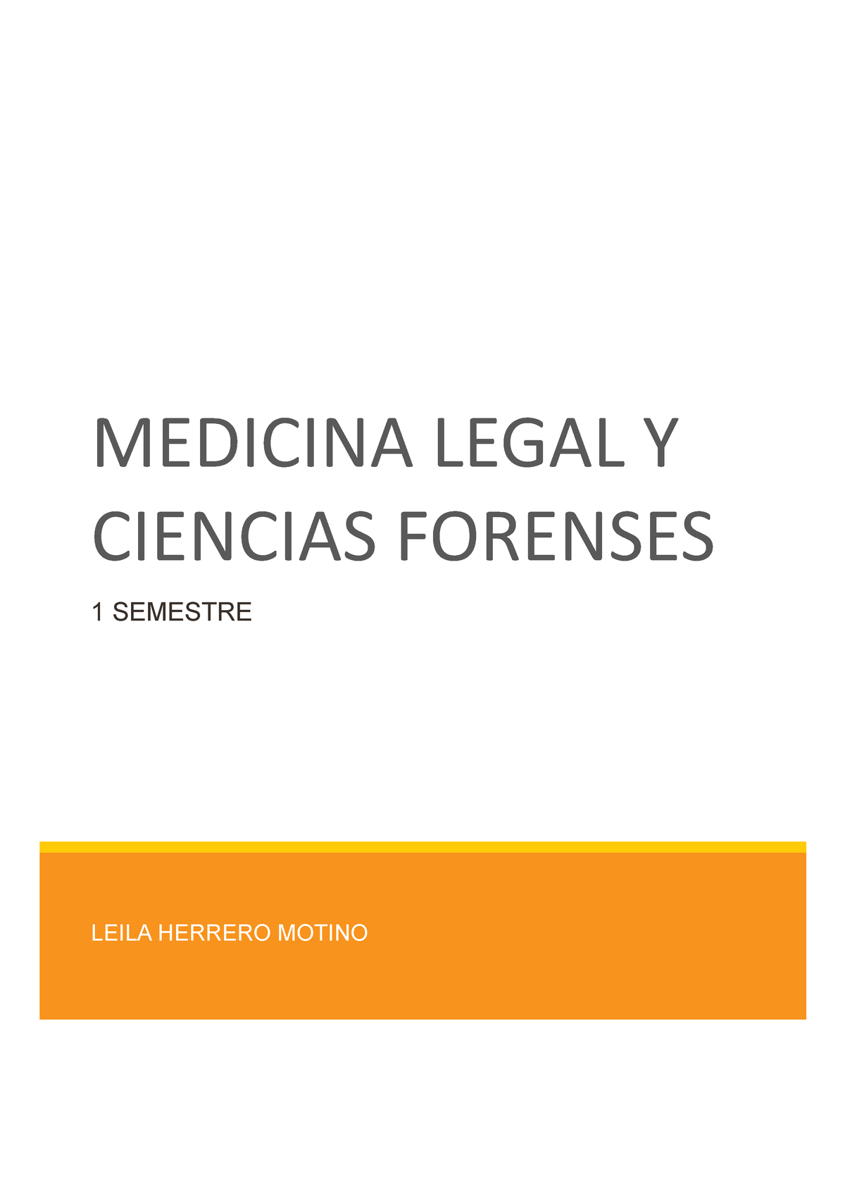 Medicina Legal Y Ciencias Forenses Leila Herrero Motino Medicina Legal Y Ciencias Forenses 1 2454