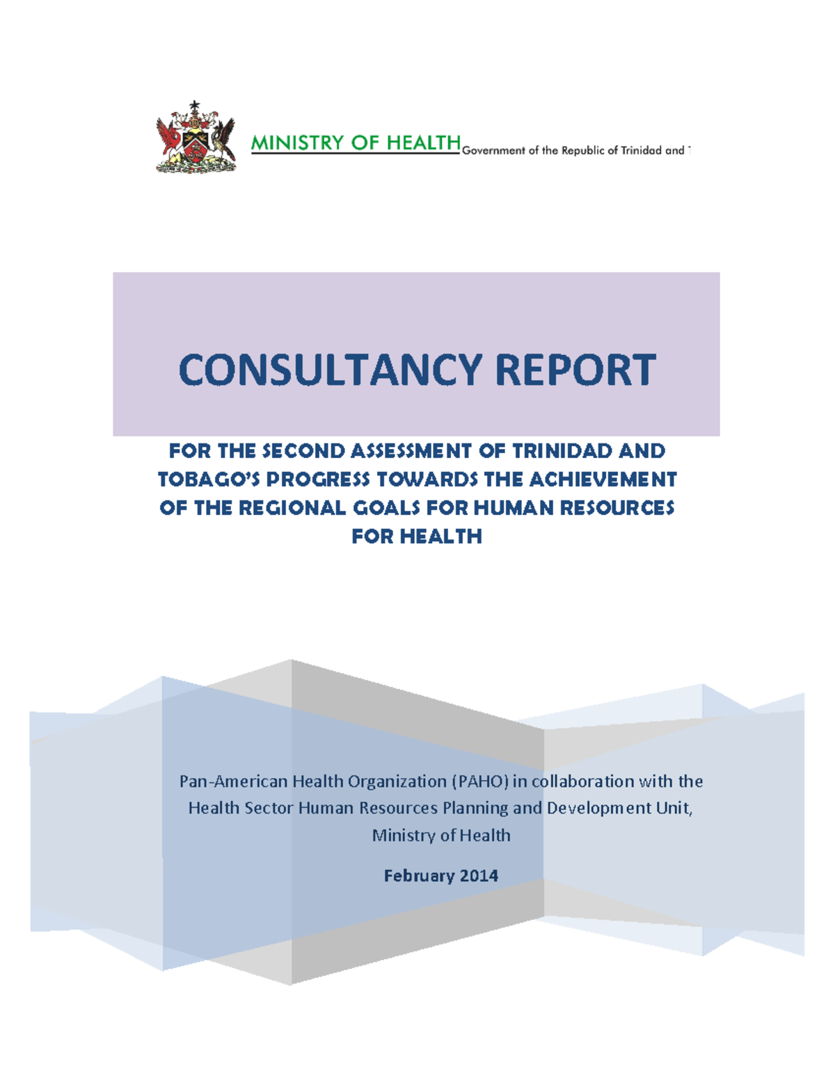 National Consultancy Report - CONSULTANCY REPORT FOR THE SECOND ...