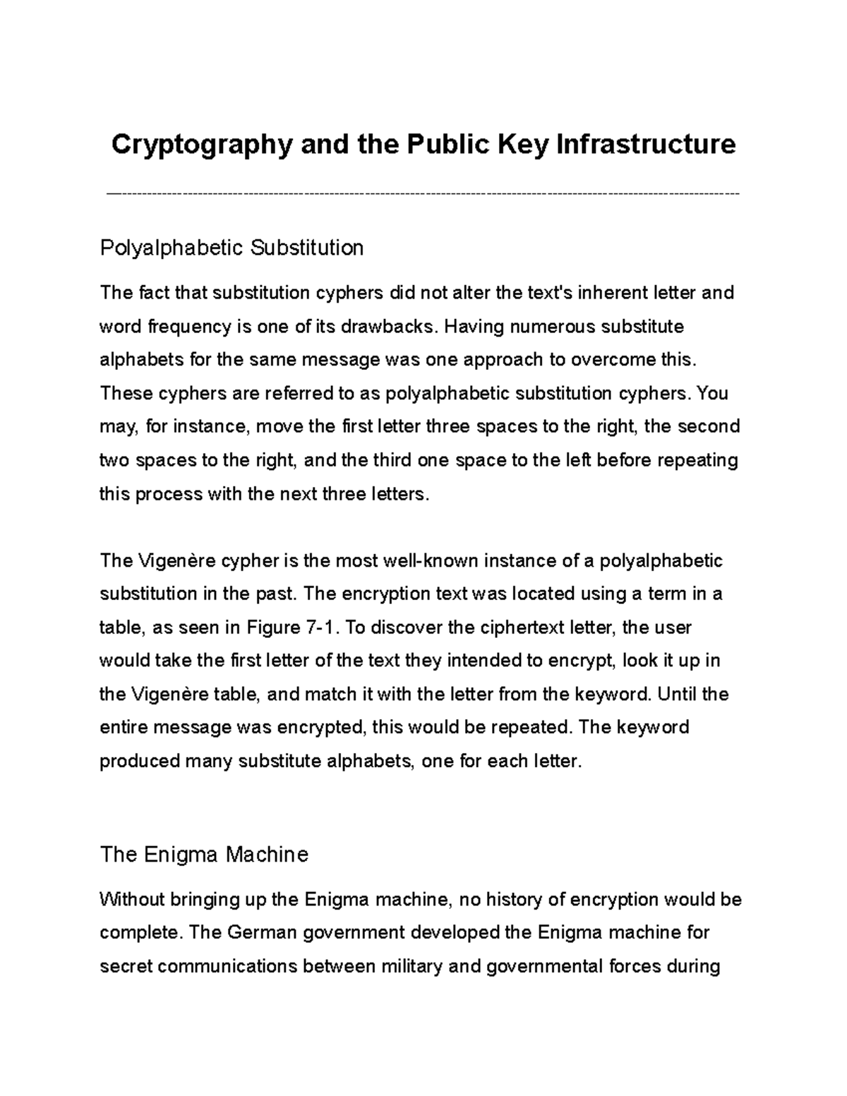 literature review on cryptography