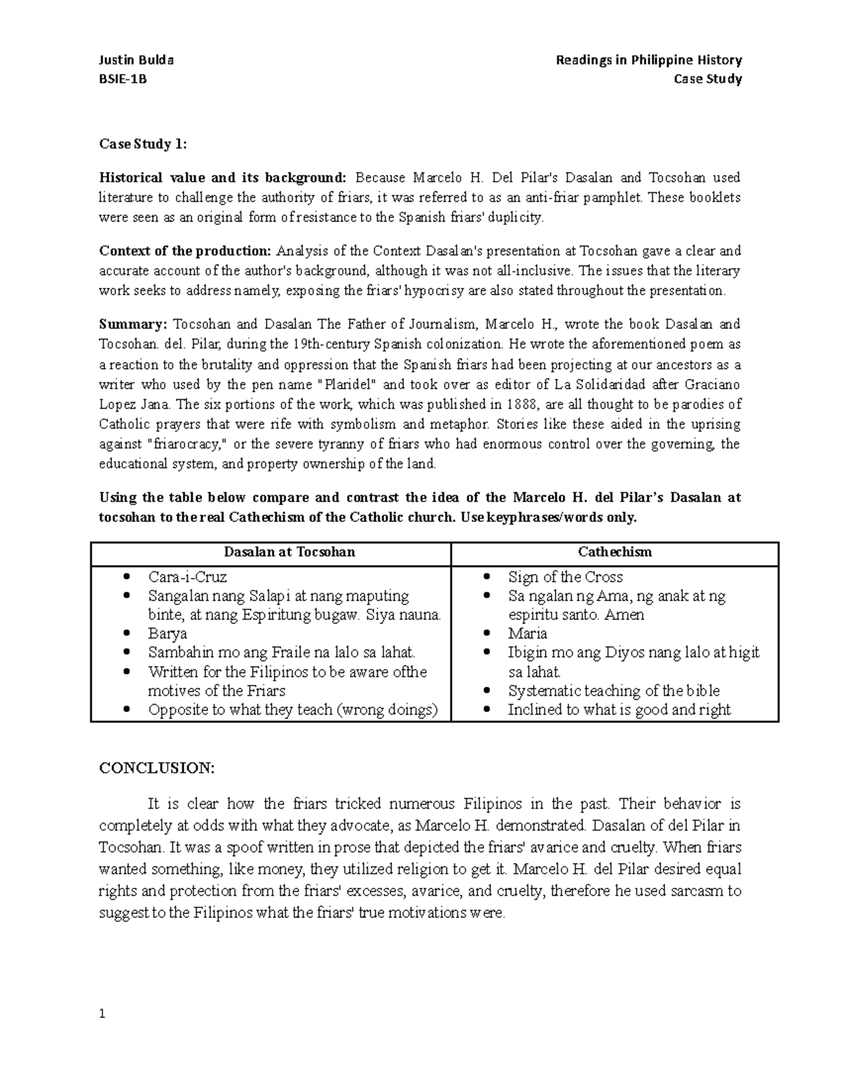 history bcm essay pdf