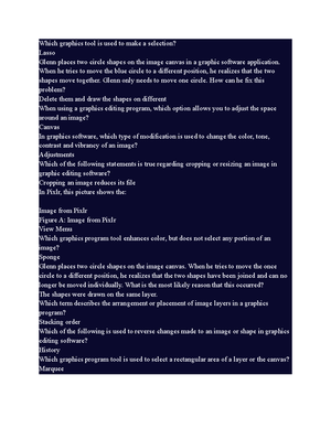 Multimedia 3 - practice materials - Animation •The rapid display of a ...