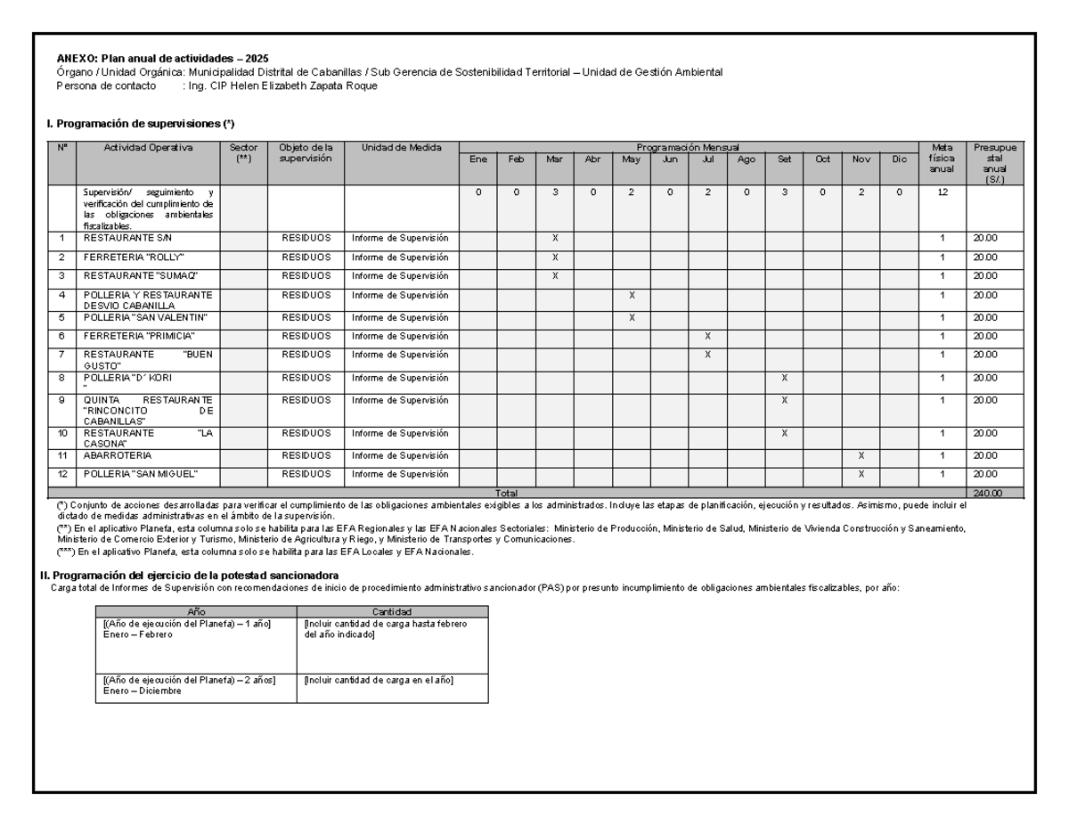 Anexo Plan Anual De Actividades Copia Anexo Plan Anual De Actividades Rgano