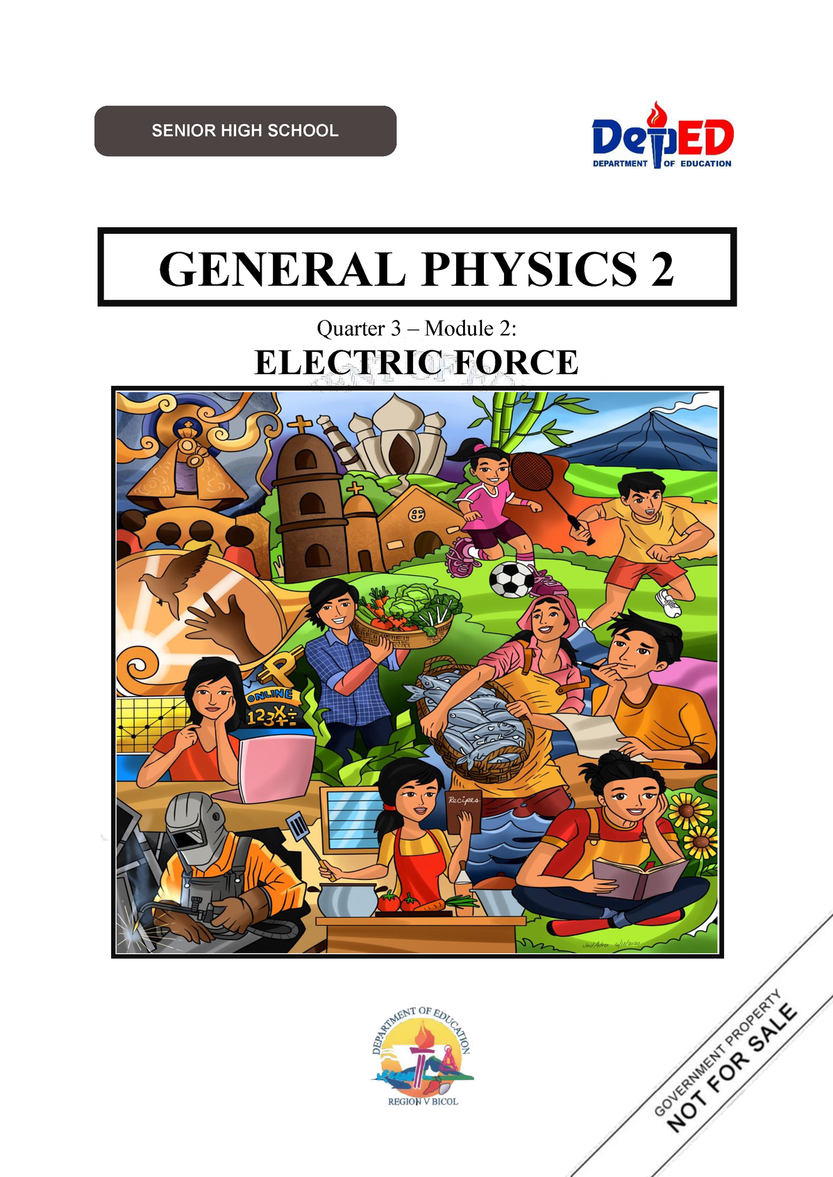 Gp2 Q3 Melc 6 Mod 2 General Physics Ii I Quarter 3 Module 2 Electric Force General 4706