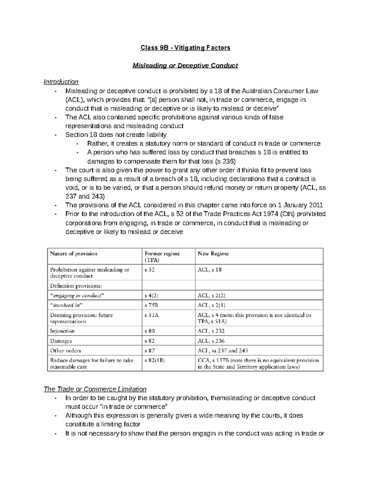 Class 9B - Vitigating Factors - Class 9B - Vitigating Factors ...