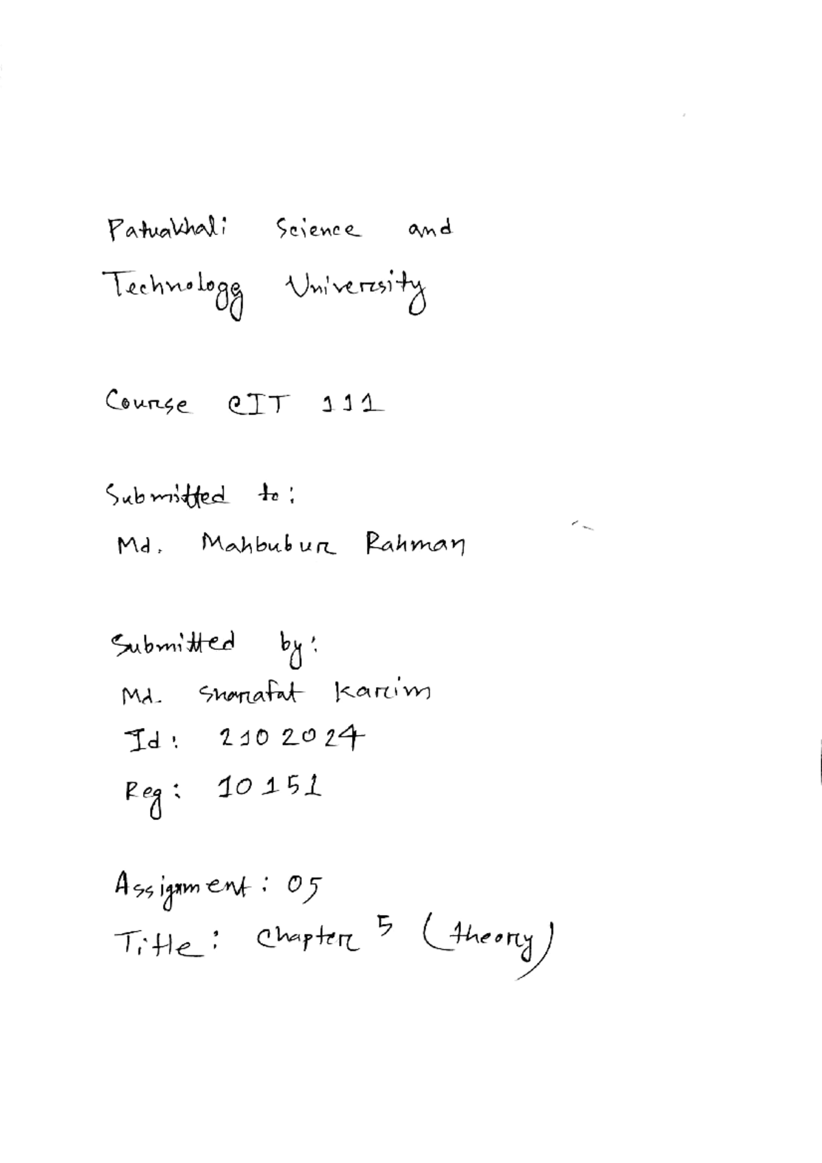 Chapter 5 - ansi c balaguruswamy - Computer and Information Technology ...