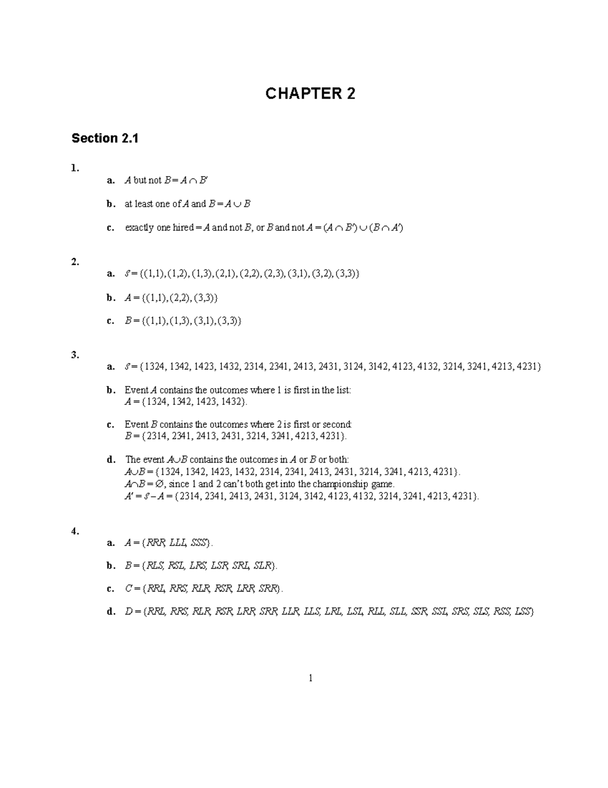 Chapter 2 - Modern Mathematical Statistics With Applications - CHAPTER ...