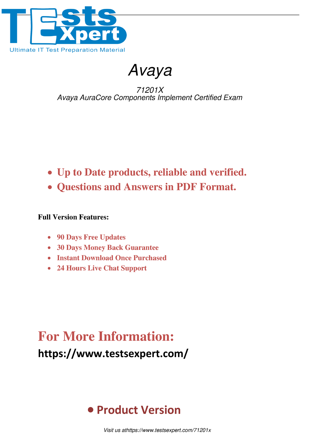 Test 71201X Passing Score