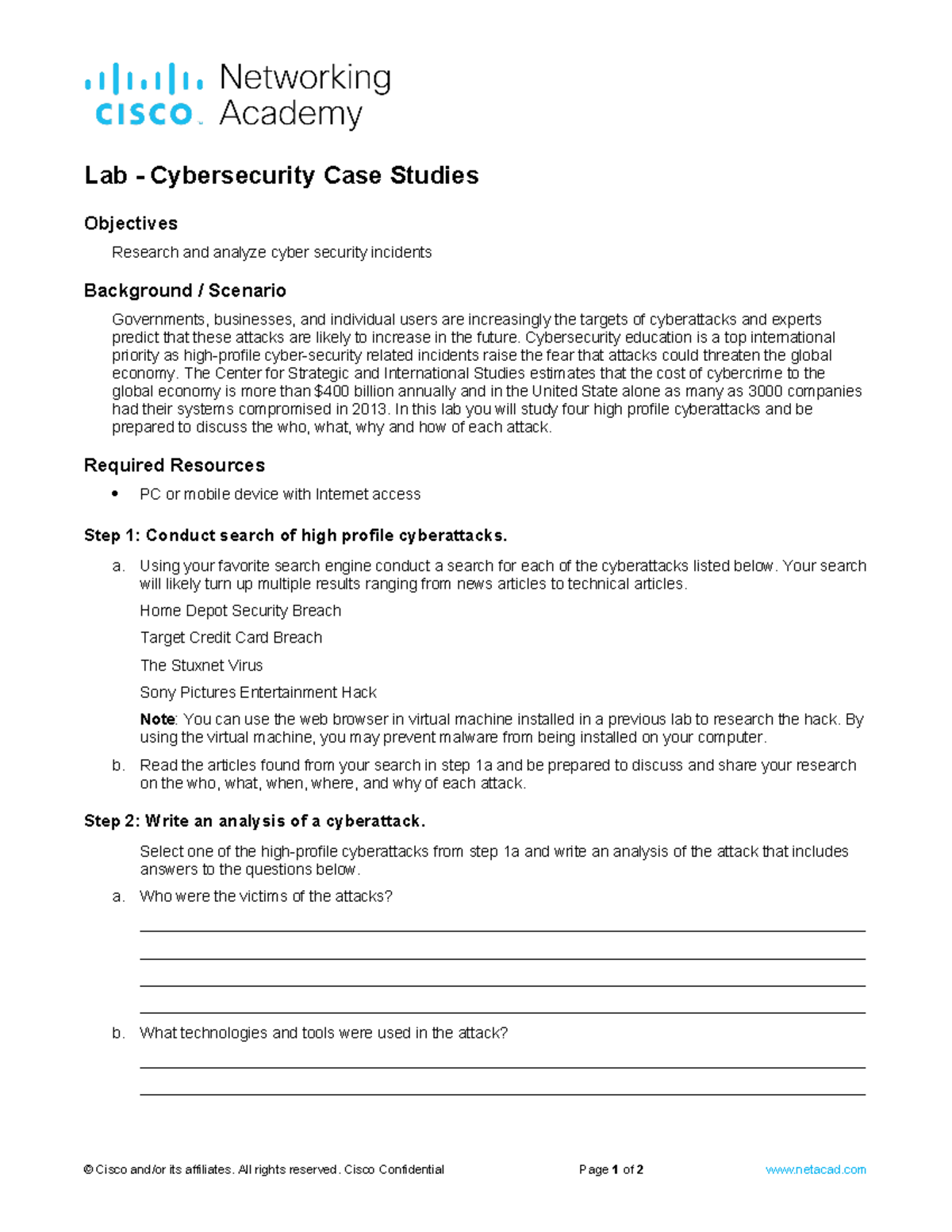 Conficker Worm:  A Cybersecurity Case Study - guz5kjb