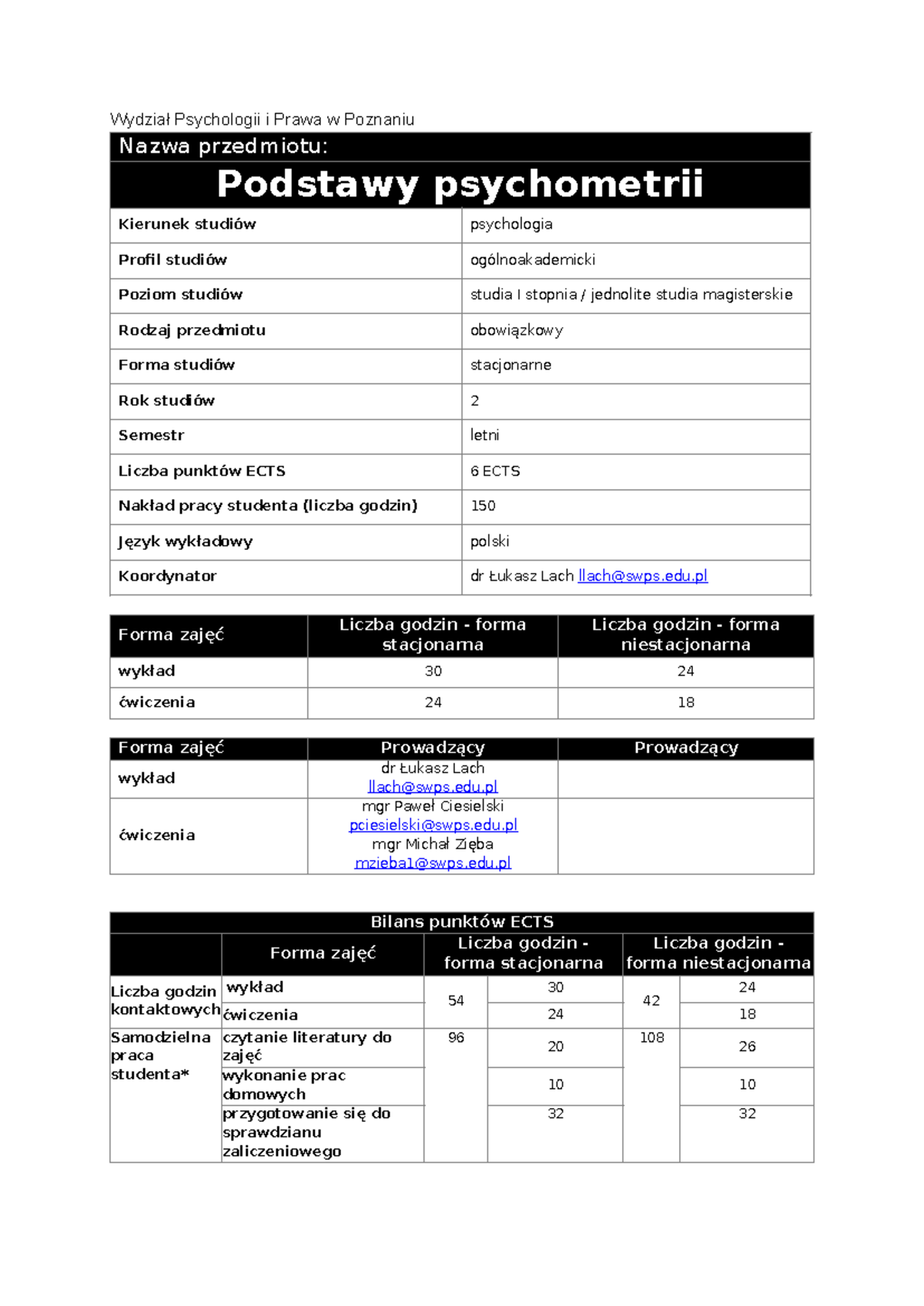 Podstawy+psychometrii+ST+23-24 - Wydział Psychologii i Prawa w Poznaniu ...