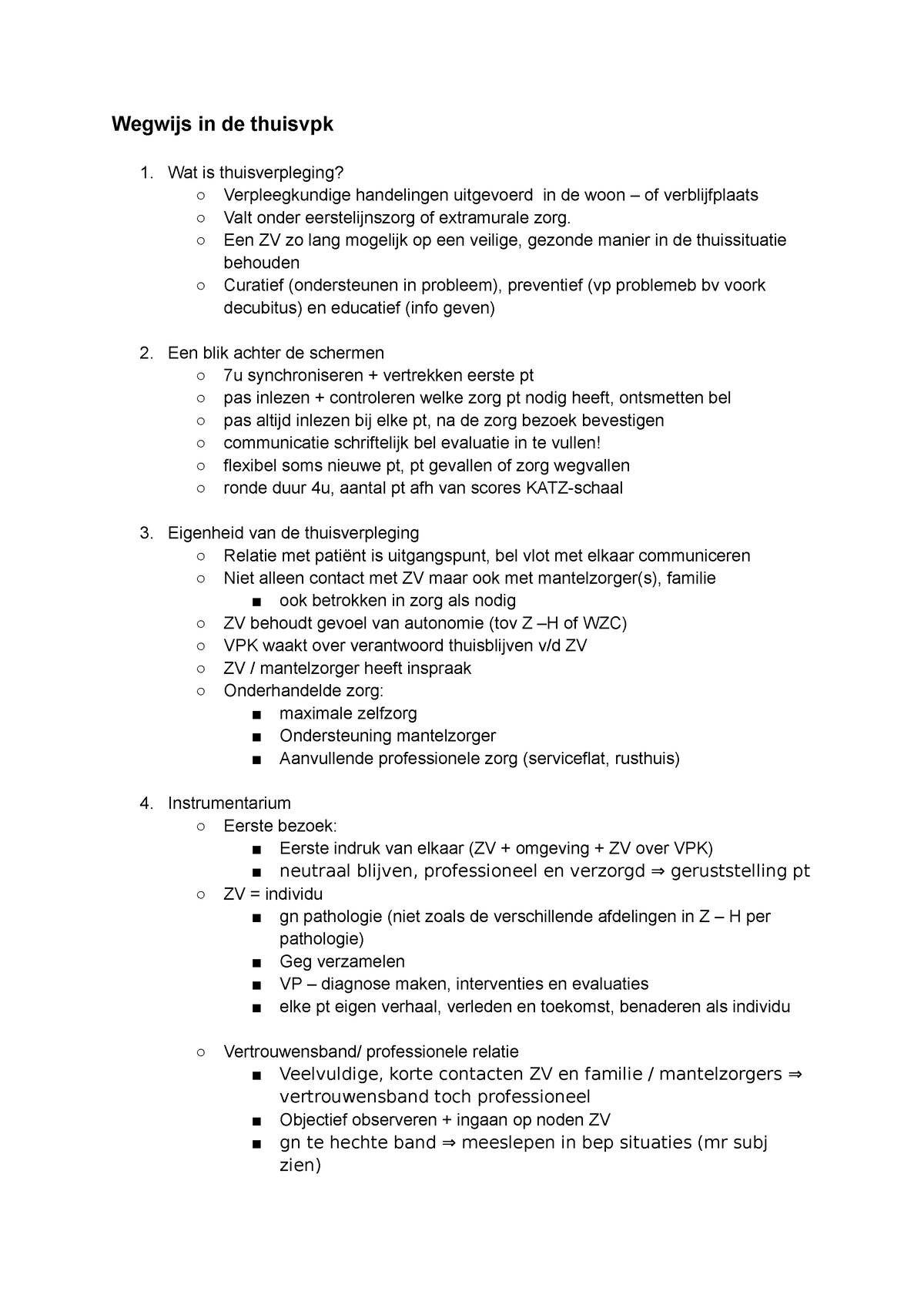 Wegwijs In De Thuisverpleging Eerstelijnszorg - Wegwijs In De Thuisvpk ...