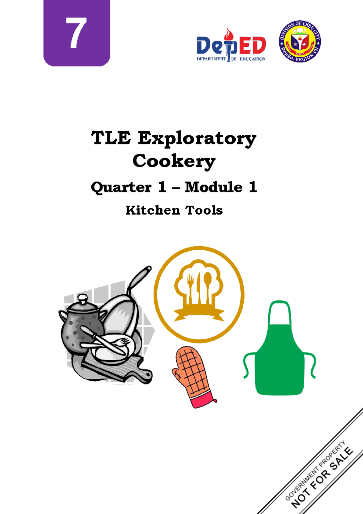 TLE Exploratory Cookery 7 Q1Module 1 Week1 - 7 TLE Exploratory Cookery ...