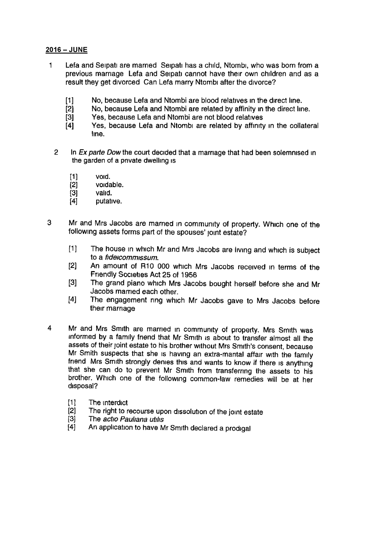 PVL2601 - Multiple Choice - PVL2601 - Unisa - Studocu