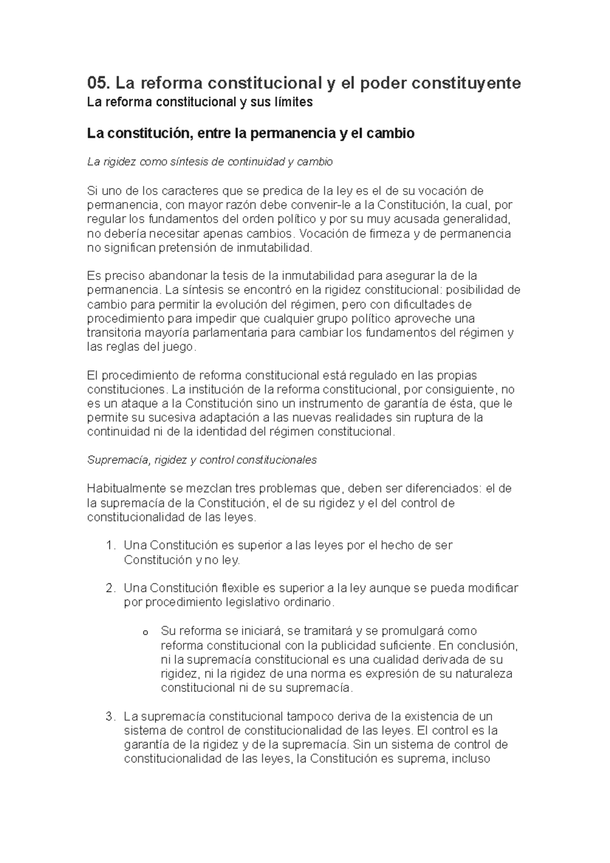 05 La Reforma Constitucional Y El Poder Constituyente 05 La Reforma Constitucional Y El 3386