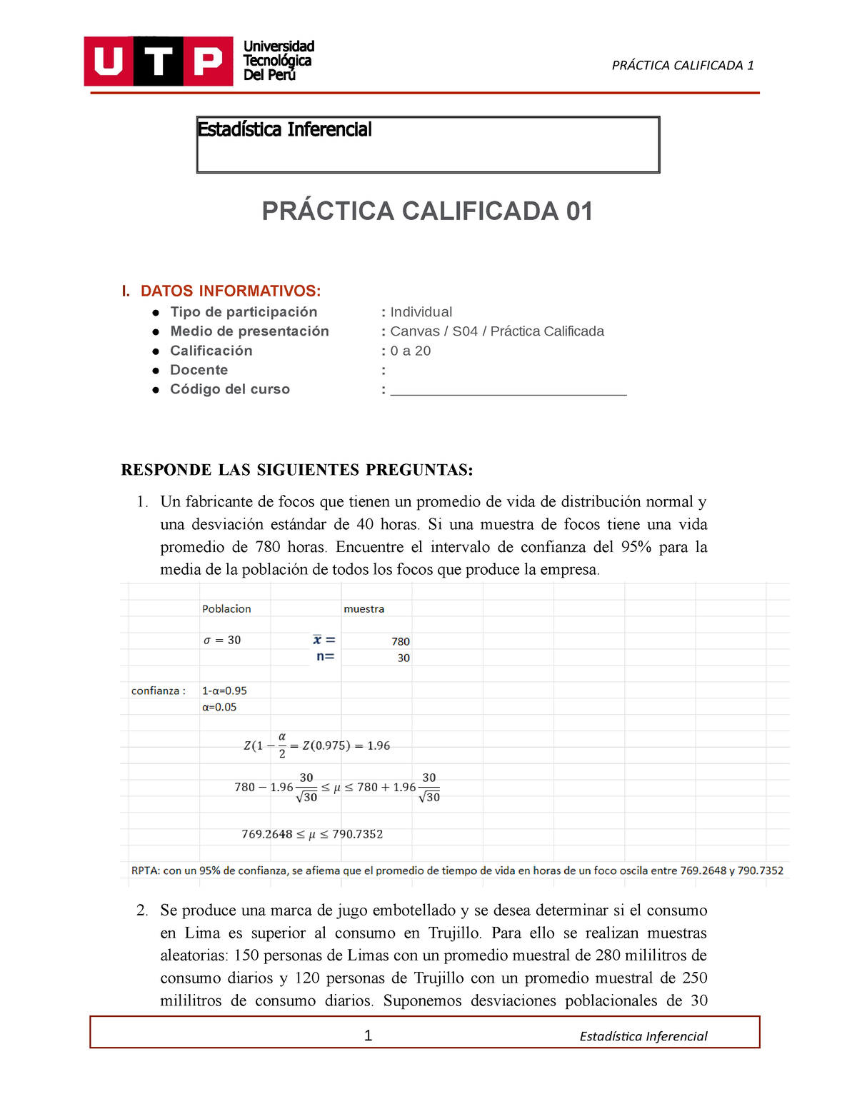 Práctica Calificada 01 - 2023-esrtudiante - Estadística Descriptiva Y ...