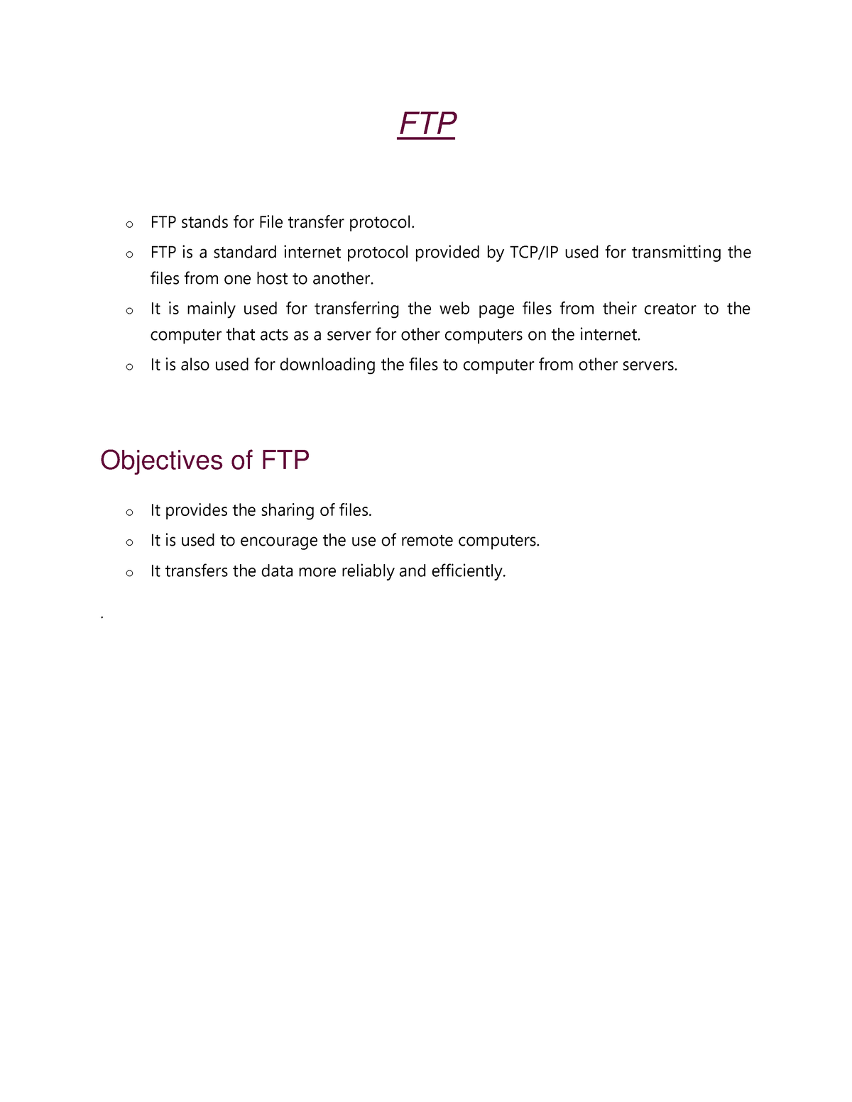 ftp-file-transfer-protocol-ftp-o-ftp-stands-for-file-transfer