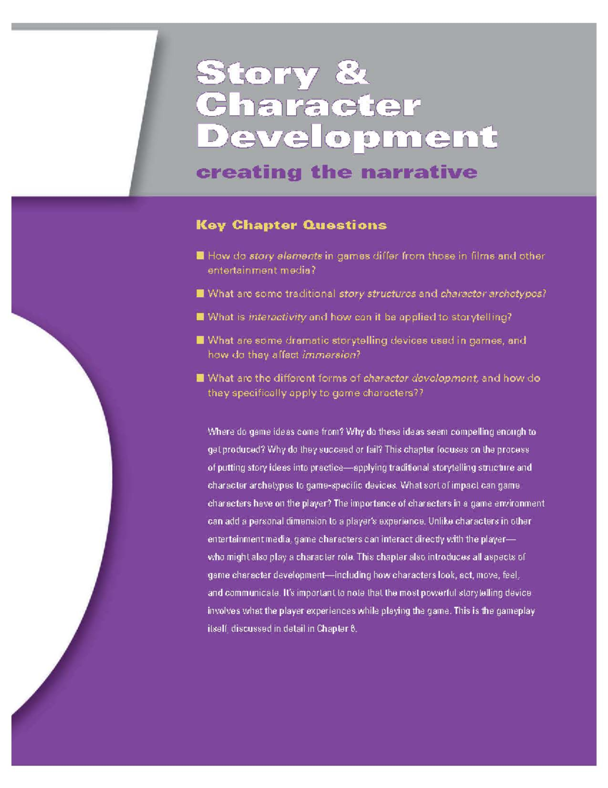 Game development essentials Chapter Five - WBG370 - Studocu