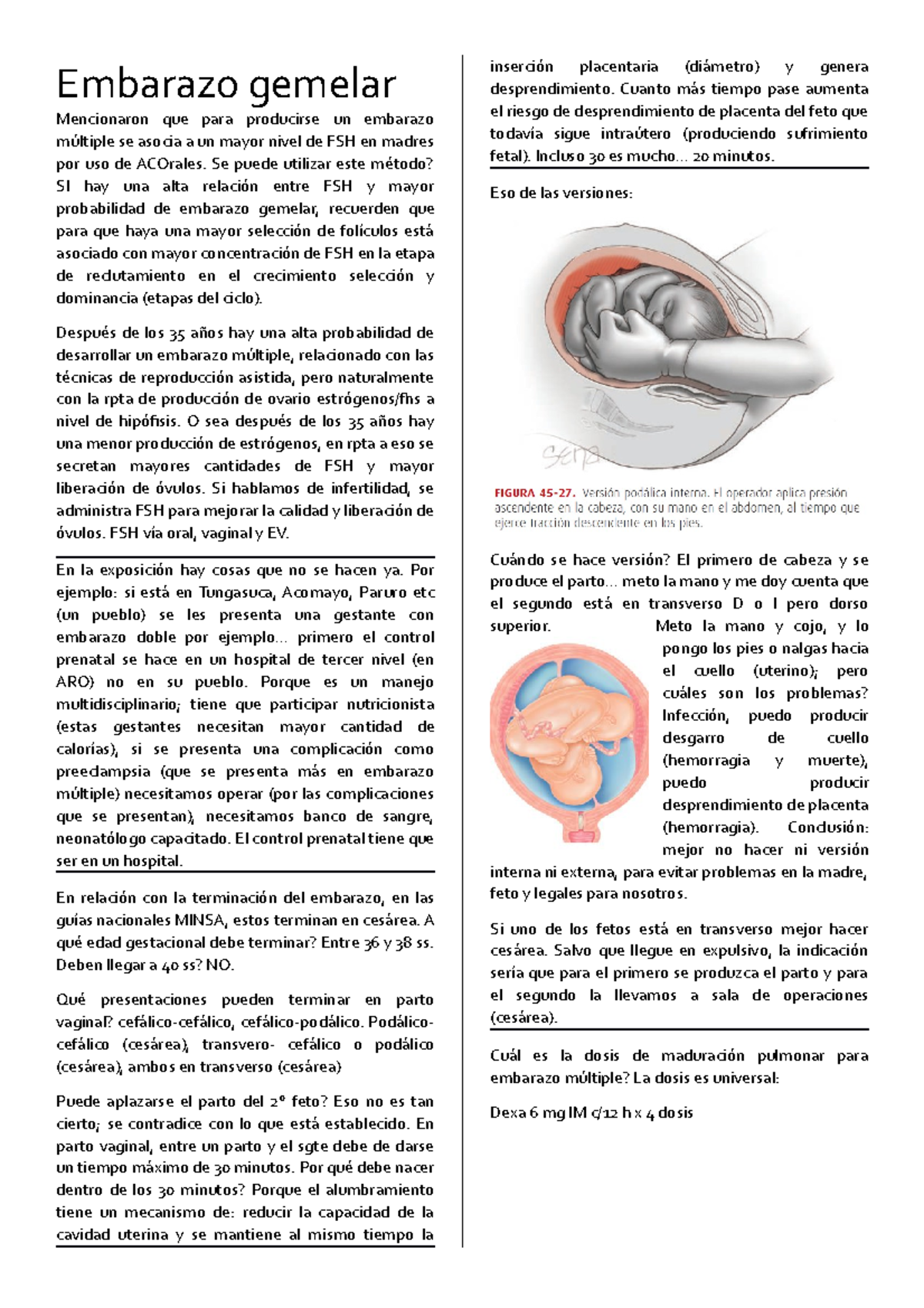 Embarazo-multiple - Embarazo Gemelar Mencionaron Que Para Producirse Un ...