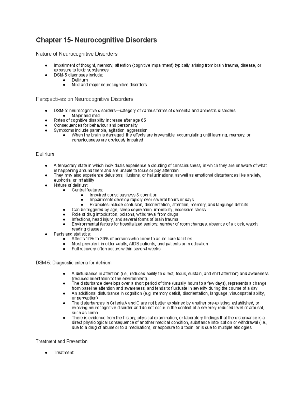 chapter 14 case study for neurocognitive disorders alice