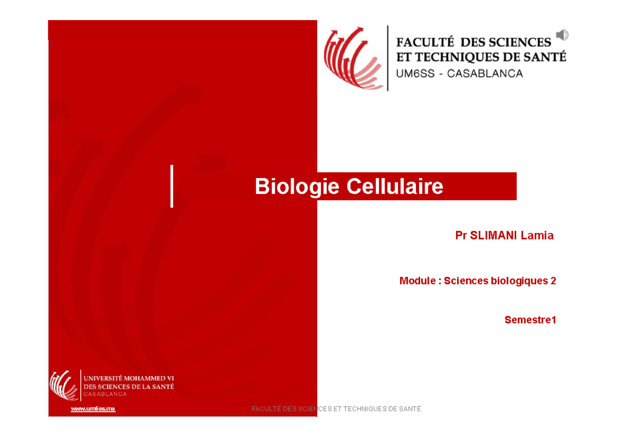 1;2 Cours Bio Cell-Seances 1 & 2- FSTS-TC-Pr Slimani L - Biologie ...