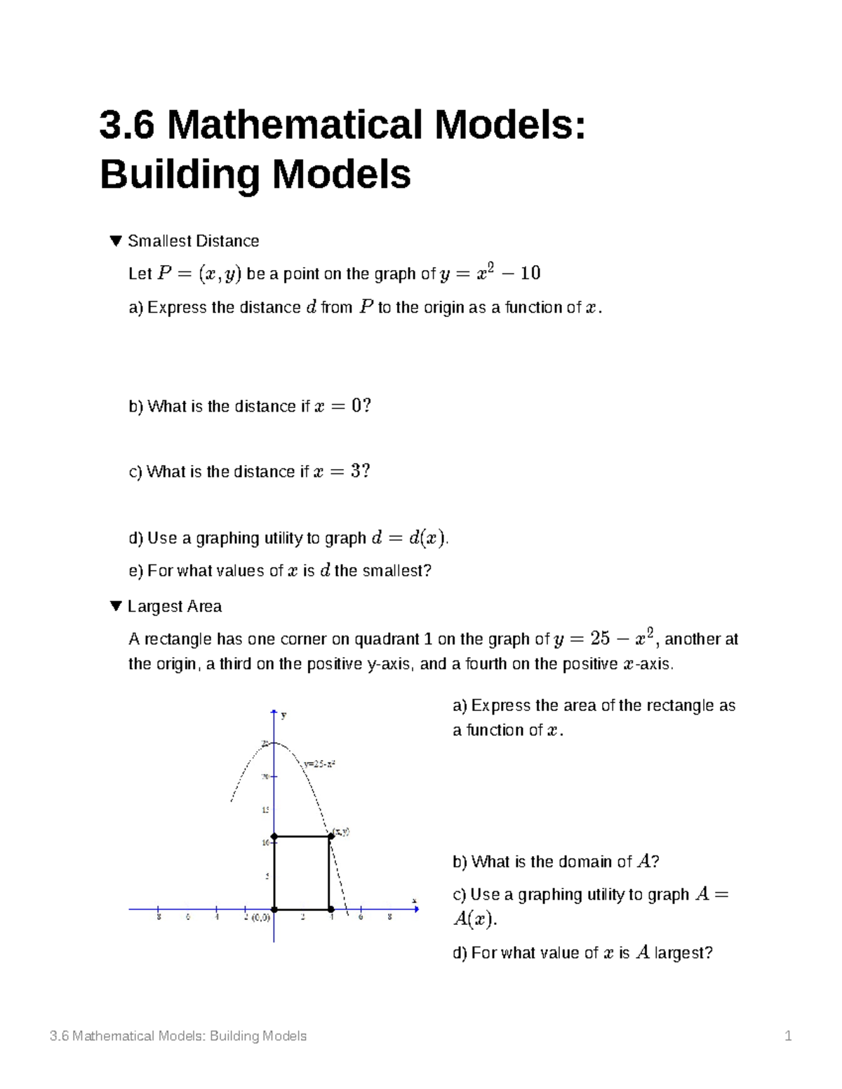 MAC1140 Blank Notes 3 building functions and mathematical models 3