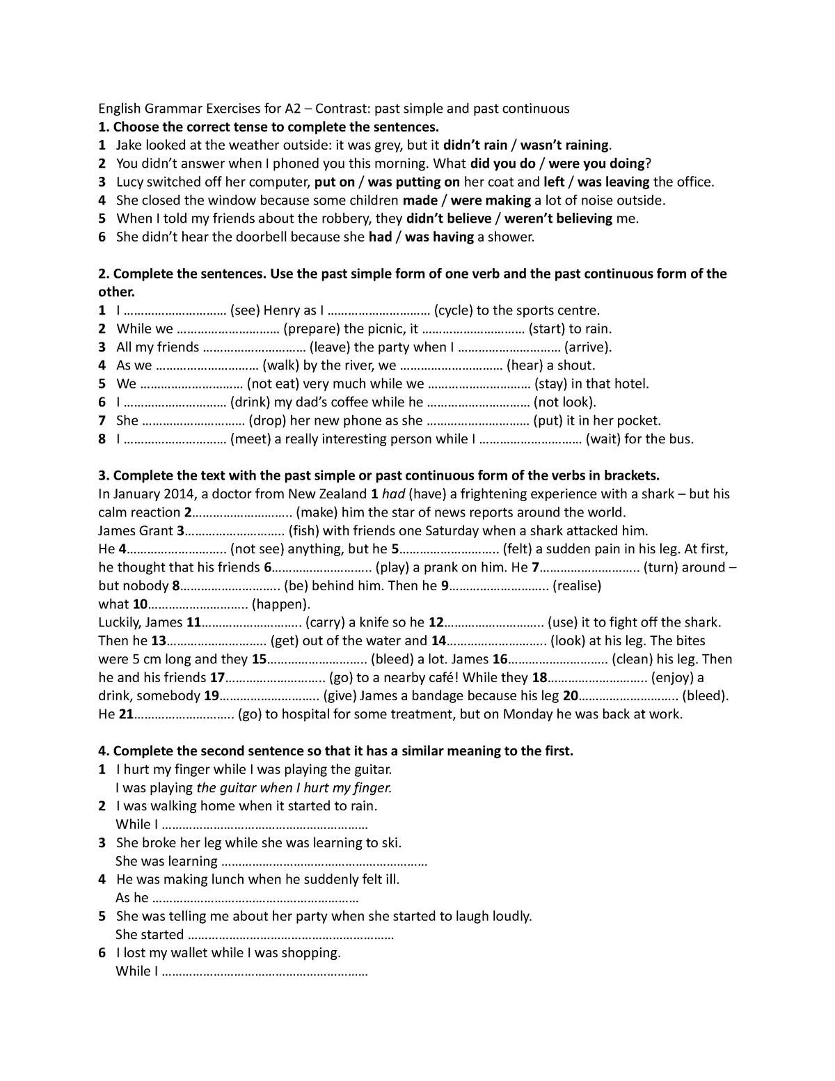 Practice past sim-con-per+present per+will-goingto - English Grammar ...