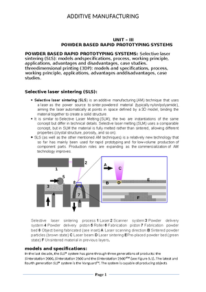 Unit-2 solid based rp - UNIT- SOLID-BASED RAPID PROTOTYPING SYSTEMS ...