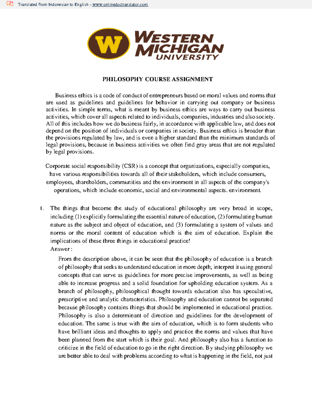Coursework Notes 1 - MATERIAL ECONOMIC STUDY - PHILOSOPHY COURSE ...