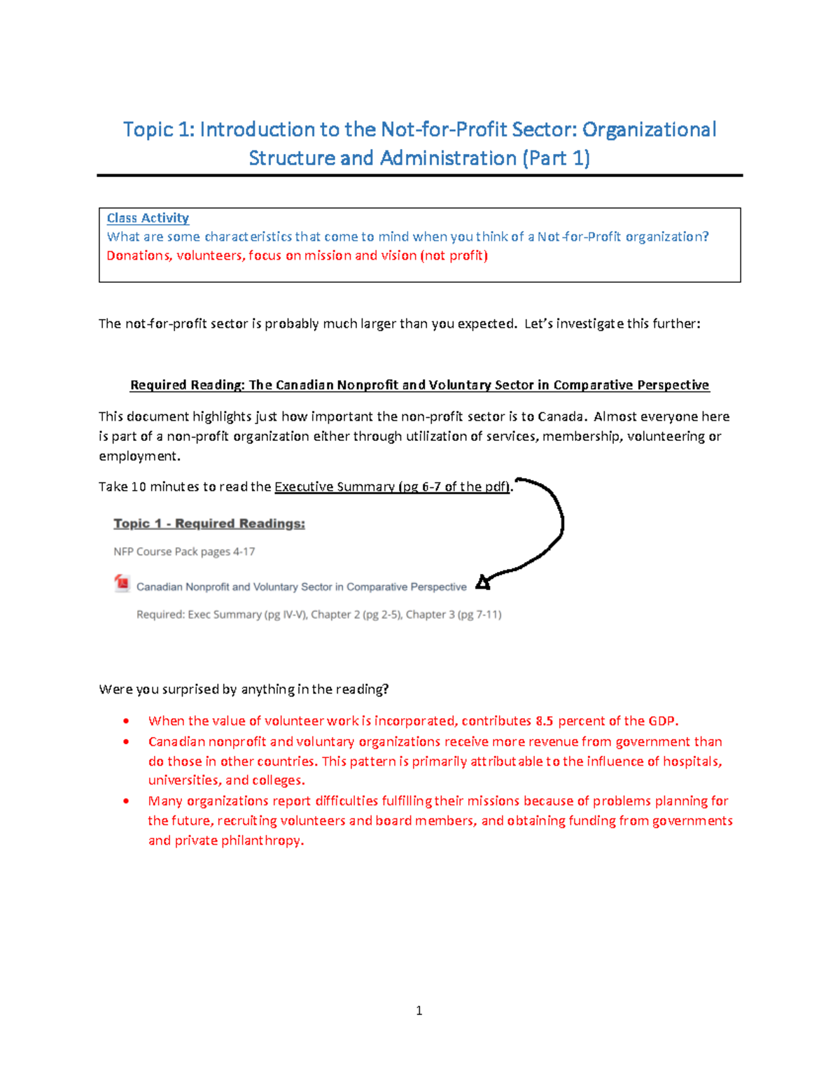Topic 1 - Part 1 - In Class Notes - Student - Topic 1: Introduction to ...