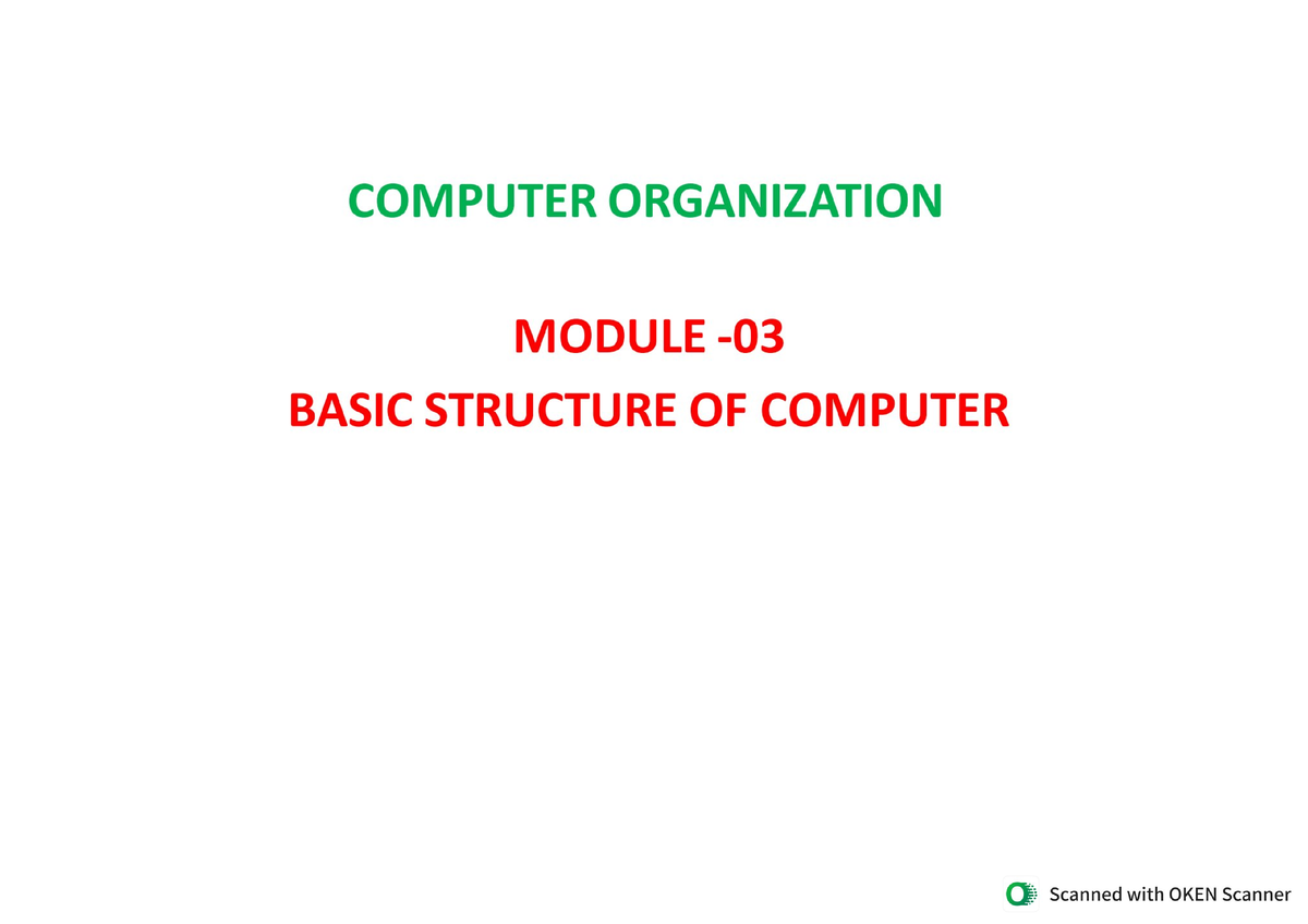 Module 3 - BCS302 - Digtal Design And Computer Organisation - Studocu