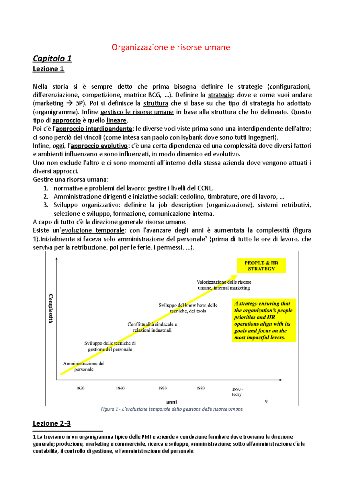 Organizzazione E Risorse Umane - Organizzazione E Risorse Umane ...