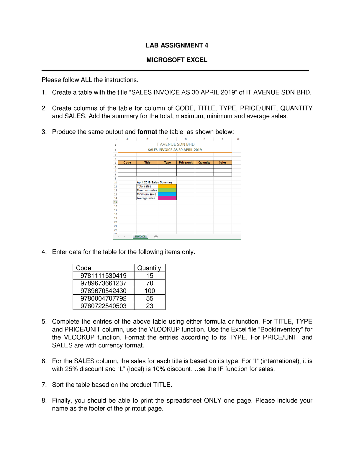 lab assignment 4