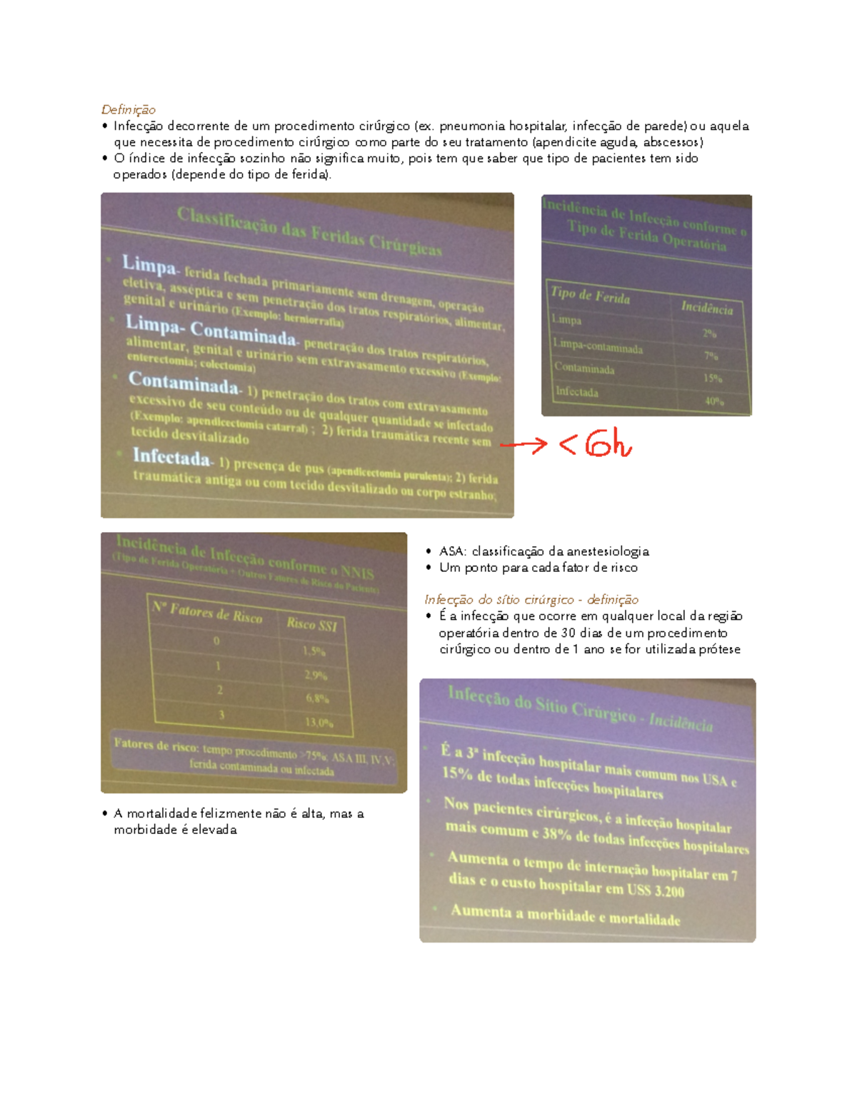 Infecção Cirúrgica Resumo Cirurgia Geral Definição Infecção Infecção Cirúrgica Resumo Cirurgia Geral Definição Infecção