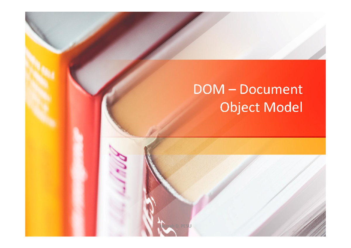 Microsoft Power Point - DOM – Document Object Model - DOM – Document ...