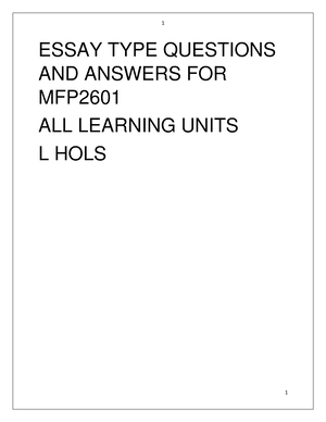 [Solved] LESSON 6 MANAGEMENT IN FOUNDATION PHASE MFP2601 GRADE 3 ...