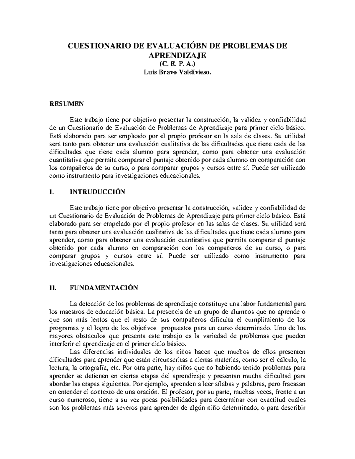 TEST CEPA Completo - Test necesario para evaluar nivel de rapidez ...