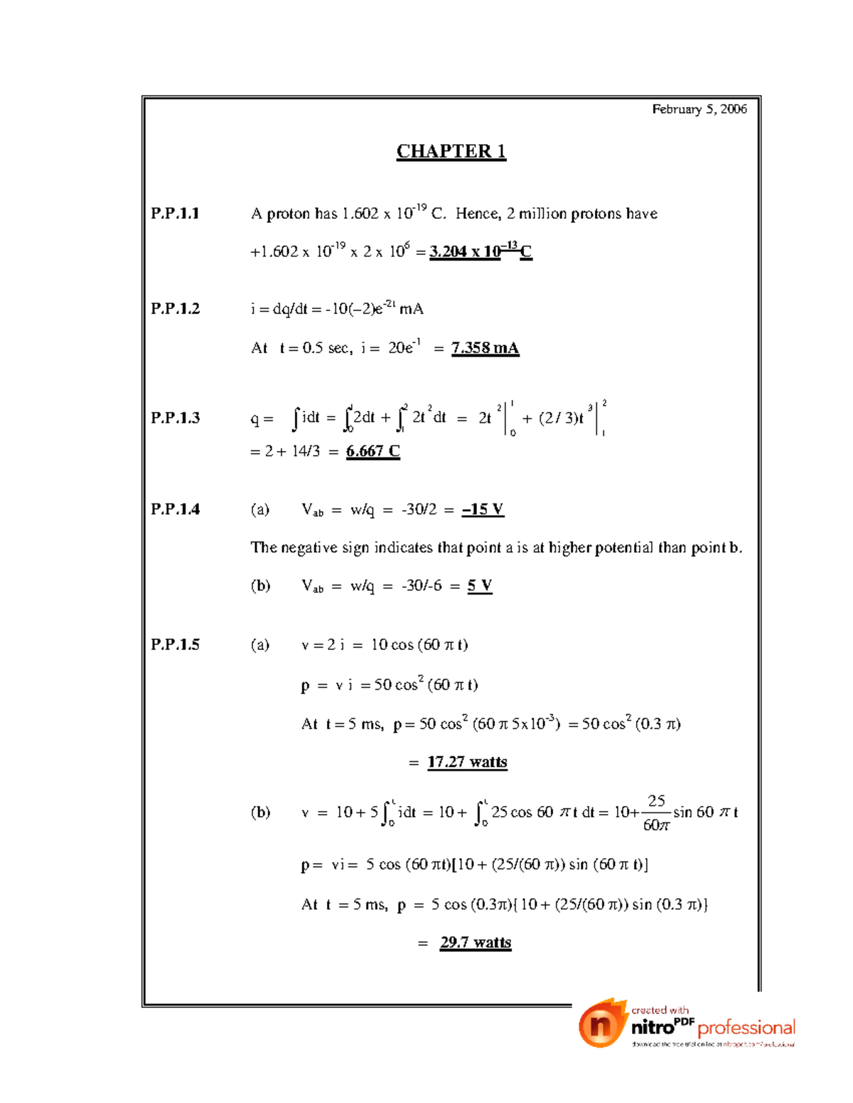 Toaz - eee alexander sadiku solution book - Fundamentals of Electric ...