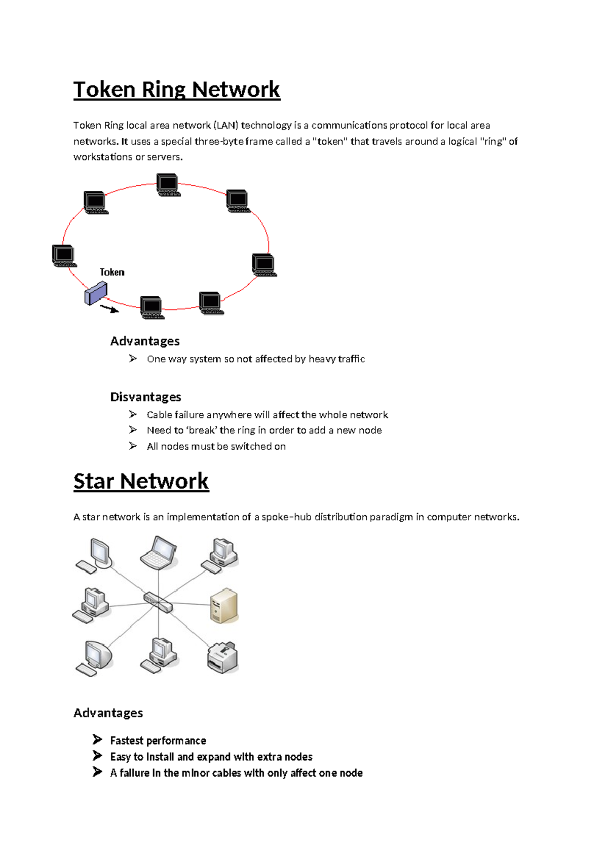 Token Ring Network Overview - LAN Technology and Its Features - Token ...