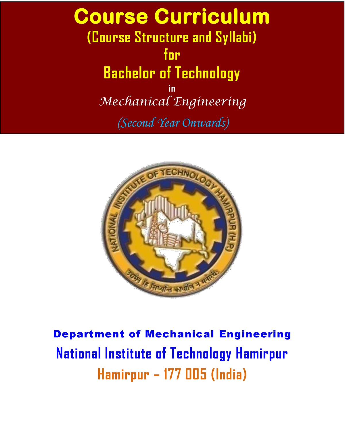 Mechanical Syllabus Department Of Mechanical Engineering National   Thumb 1200 1553 