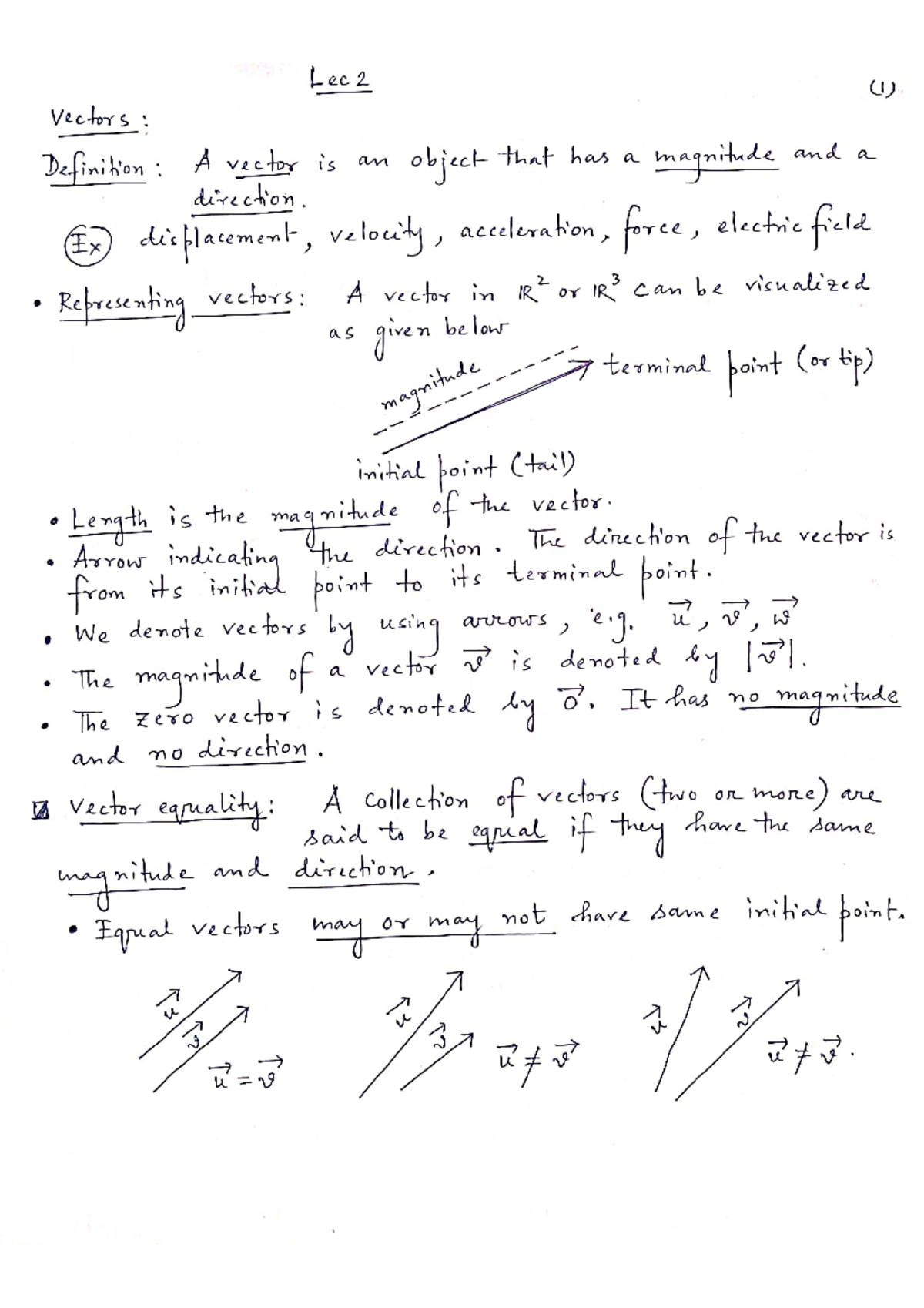 2 Vectors And Unit Vectors Ma 242 Studocu 2 Vectors And Unit Vectors Ma 242 Studocu