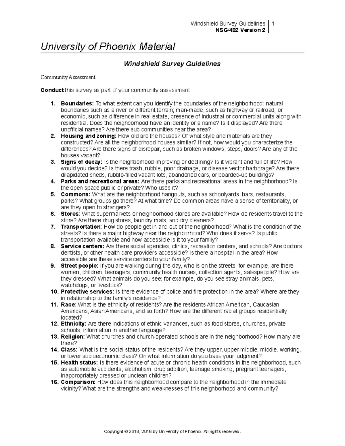 2019 0716011947 windshield survey guidelines Windshield Survey