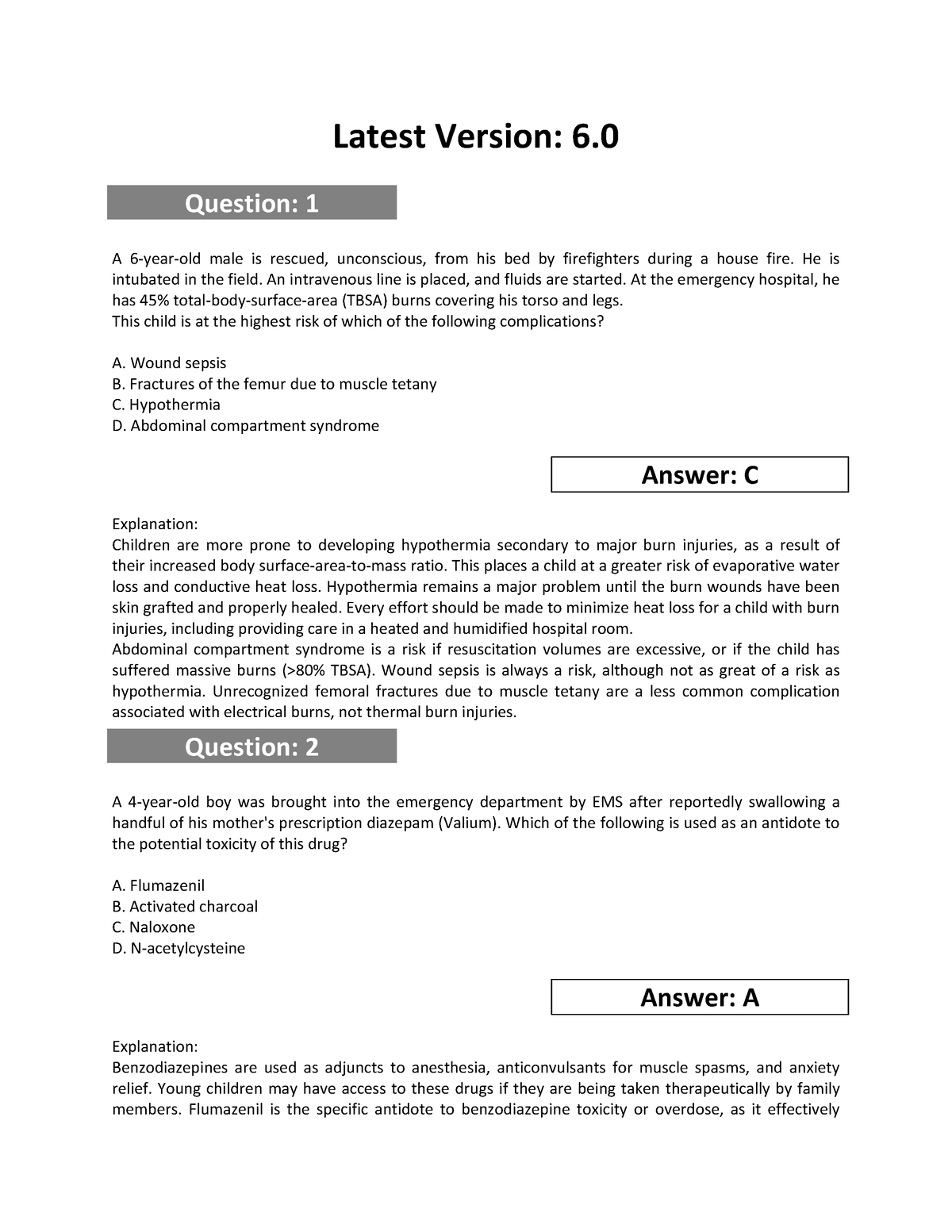 To Improve Your CCRN-Pediatric Exam Score By Using The Practice Test -  Latest Version: 6. Question: - Sns-Brigh10