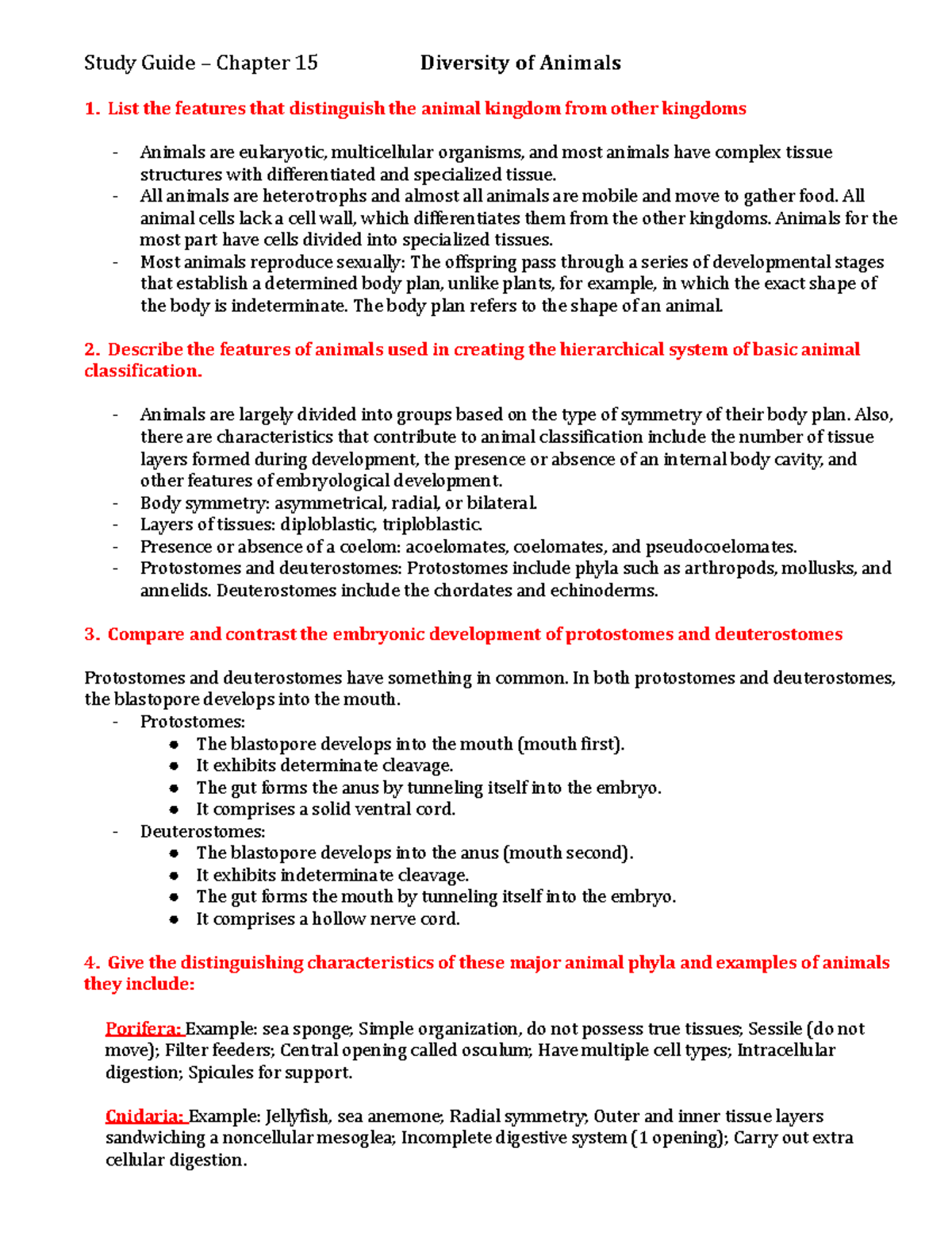 Chapter 15 Study Guide - Professor: Jean Replicon Course: Intro to ...
