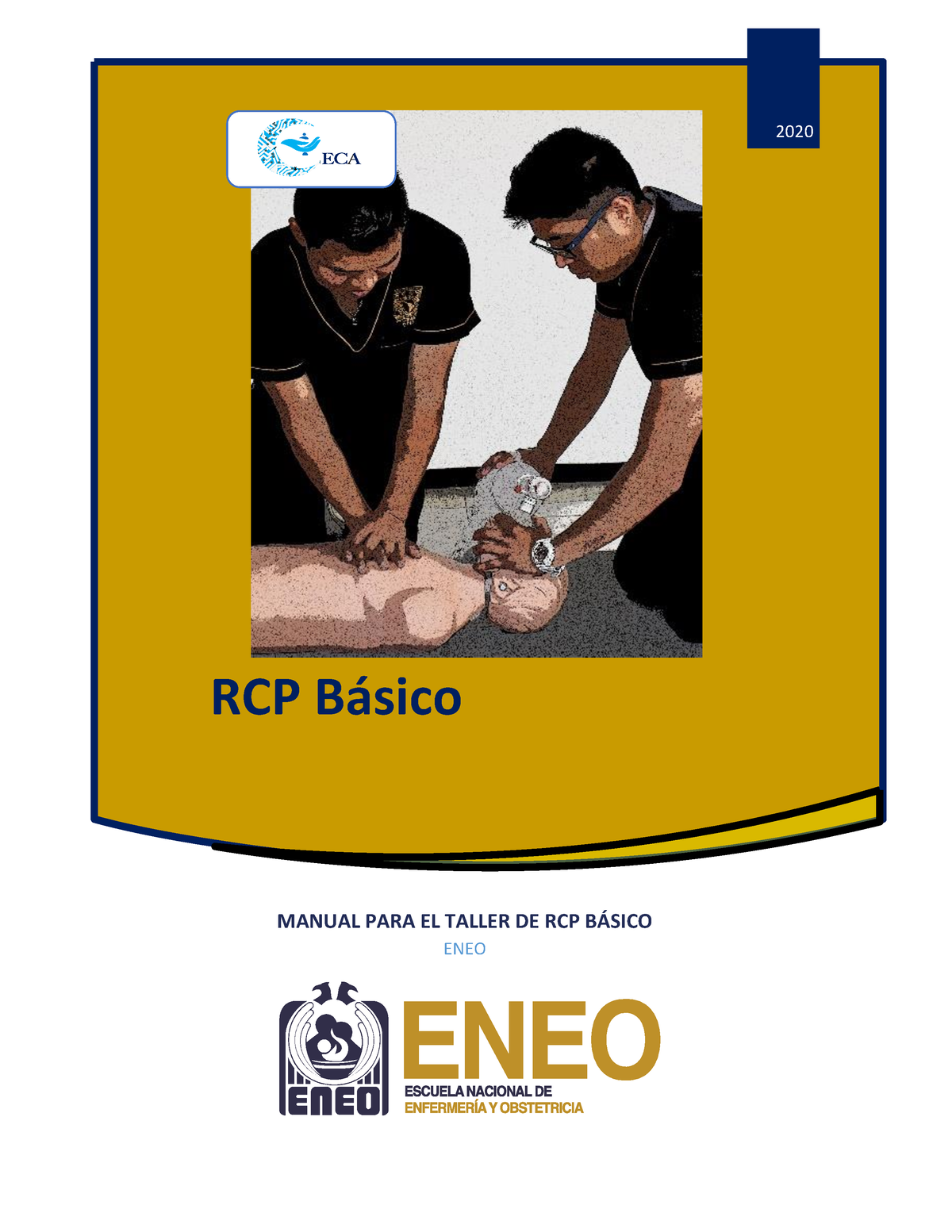 Manual RCP Basico - RCP B·sico 2020 MANUAL PARA EL TALLER DE RCP B¡SICO ...