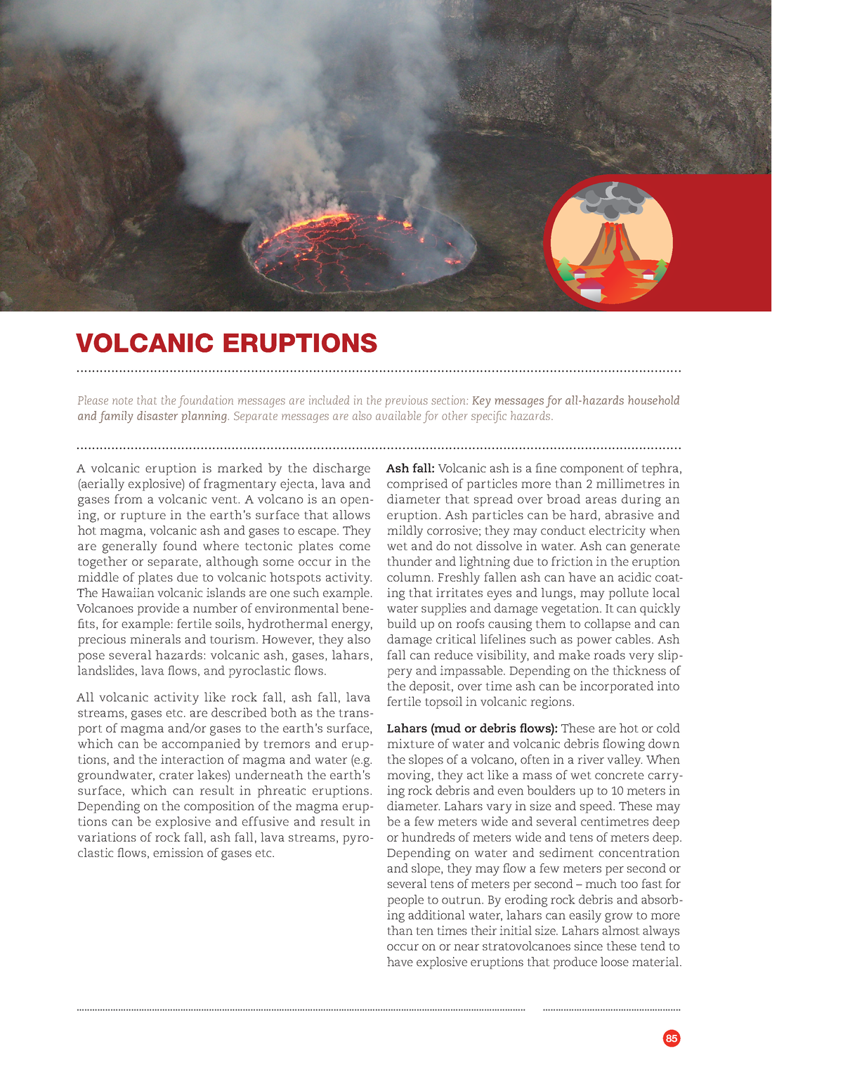 Volcanic Eruption Lecture Notes - VOLCANIC ERUPTIONS Please Note That ...