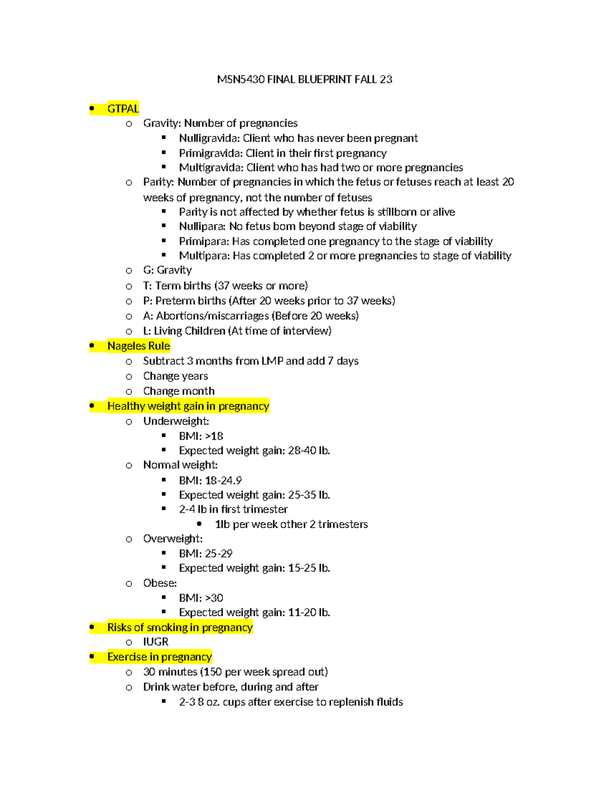 Final Blueprint Complete - MSN5430 FINAL BLUEPRINT FALL 23 GTPAL o ...
