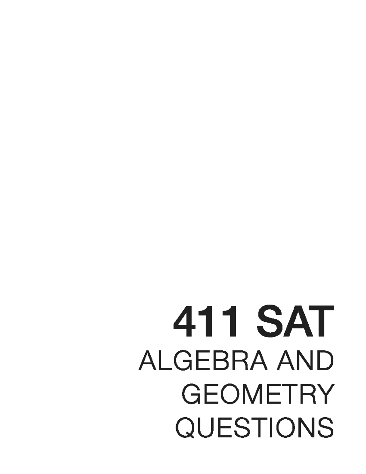 Sat Algebra And Geometry Prep Lessons With Answers Studocu Sat Algebra And Geometry Prep Lessons With Answers Studocu