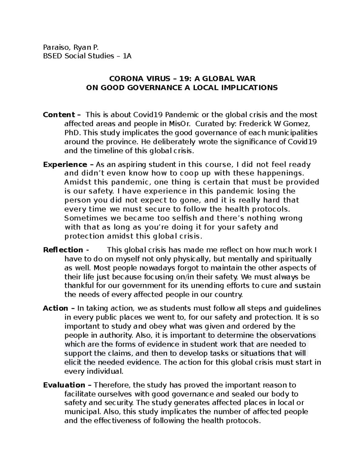 Corona virus cerae this is just an example no intended of