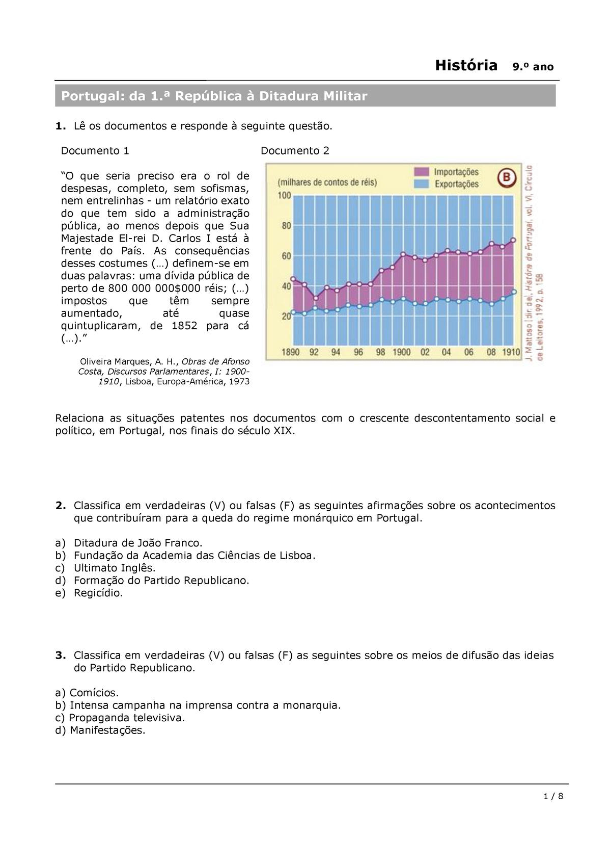 Hist9 Bq 00003 - Exercícios Da Escola Virtual De 9 Ano De Historia - Lê ...