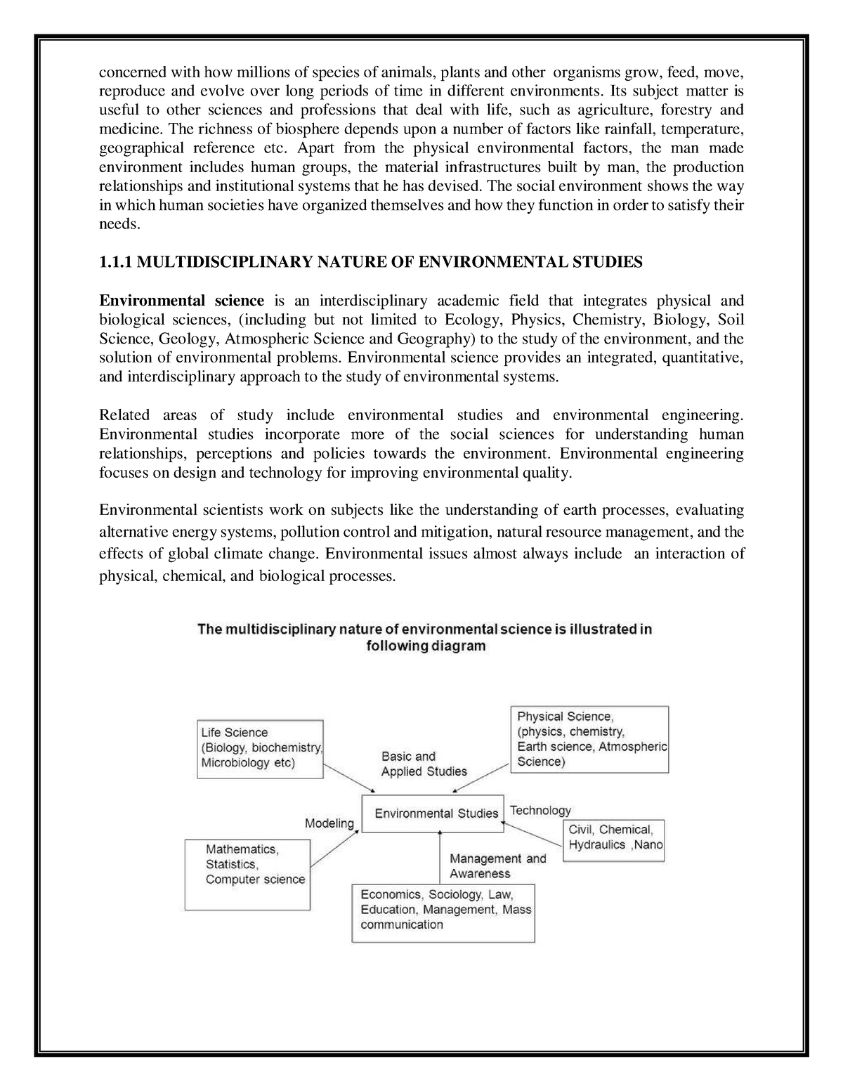 4-multidisciplinary-nature-of-environmental-studies-definition